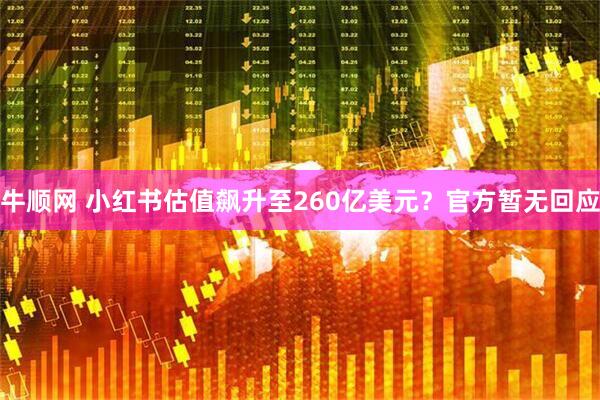 牛顺网 小红书估值飙升至260亿美元？官方暂无回应