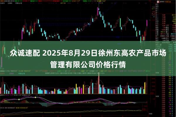 众诚速配 2025年8月29日徐州东高农产品市场管理有限公司价格行情